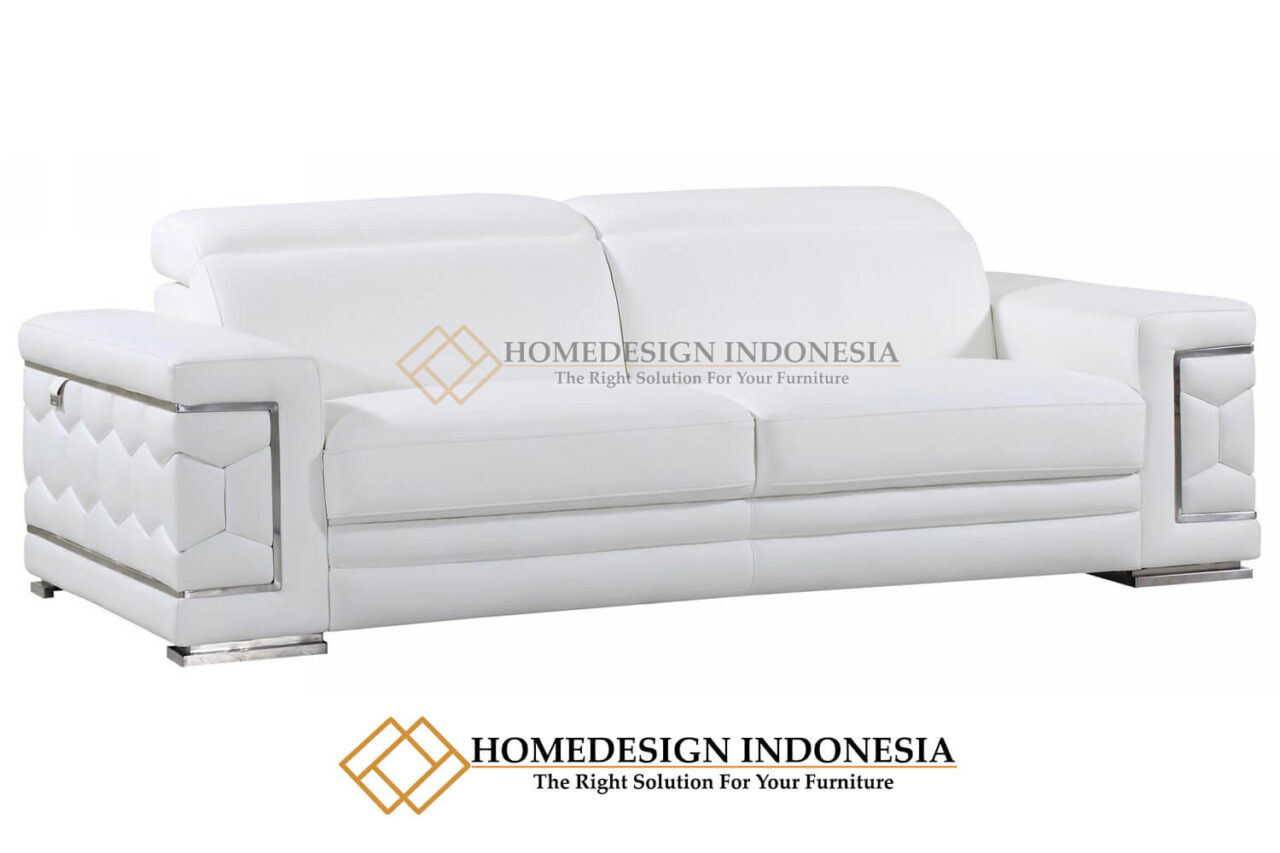 Set Sofa Tamu Minimalis Modern Elegant White Color FM-33