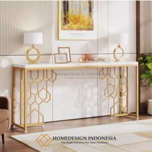 Meja Console Minimalis Modern Mewah Jepara Terbaru Elegant FM-103