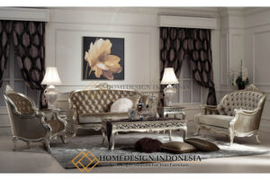 Sofa Tamu Mewah Jepara Gold Carving Luxury Style FM-183