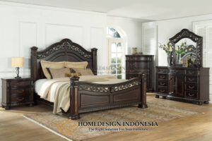 Tempat Tidur Mewah Jati Jepara Luxury Natural Best Seller FM-193