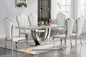 Meja Makan Minimalis Mewah Stainless Style FM-247