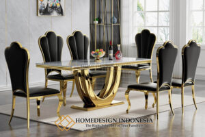 Meja Makan Stainless Minimalis Modern Luxury FM-250