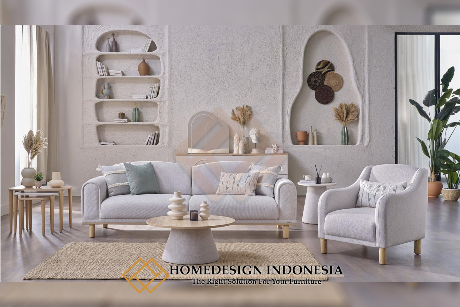 Sofa Tamu Minimalis Mewah Jepara Best Quality FM-281