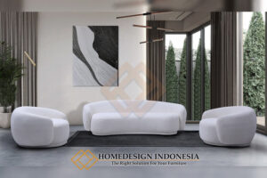 Sofa Tamu Minimalis Modern Curved Style FM-293