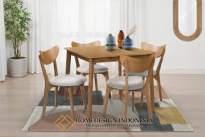 Meja Makan Jati Minimalis Simple Premium Design FM-310