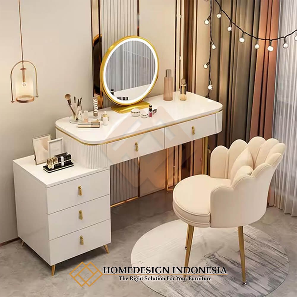 Meja Rias Minimalis Lampu LED Modern Style Best Seller FM-307.1
