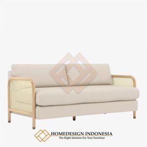 Sofa Minimalis 2 Seater Japandi Style Soft Royal Foam FM-301
