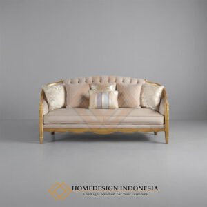 Sofa Minimalis Mewah Cantik Elegant Gold Duco FM-323