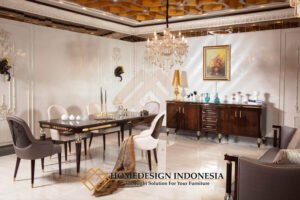 Harga Meja Makan Jepara Mewah Minimalis Style Glossy FM-328