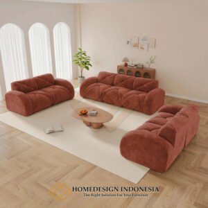 Harga Sofa Tamu Minimalis Jepara Luxury Soft Fabric FM 363