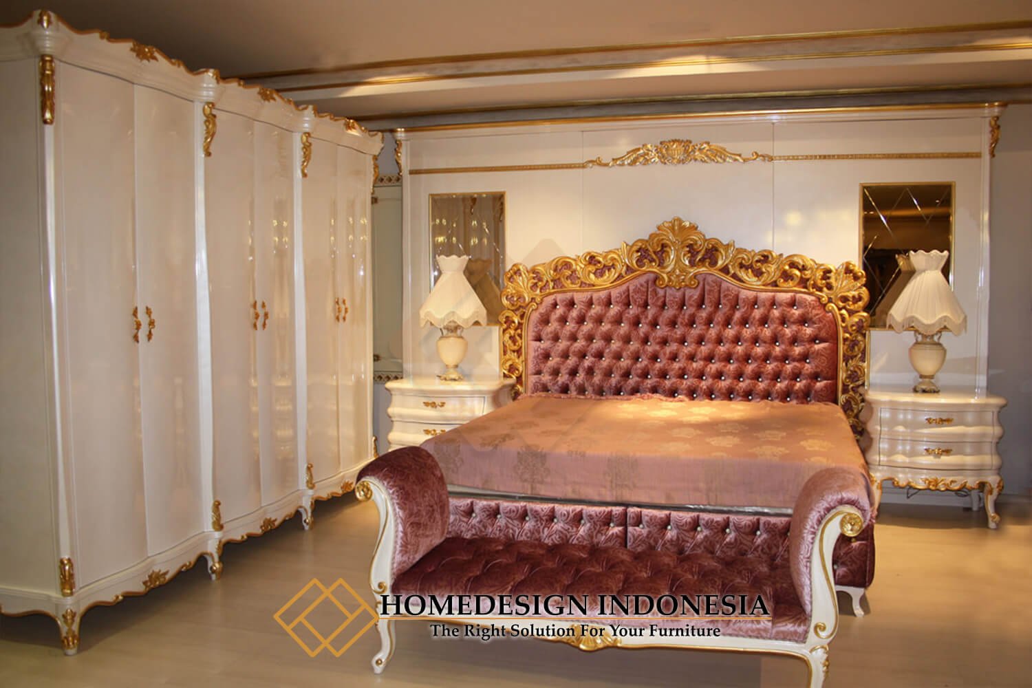Lemari Pakaian Mewah Klasik Grand Palace Solid Duco FM-345.2