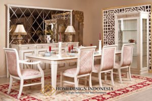 Meja Makan Klasik Mewah Jepara Grongie Luxurious Carving FM-327