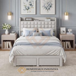 Model Tempat Tidur Laci Minimalis Desain Eksklusif FM-354