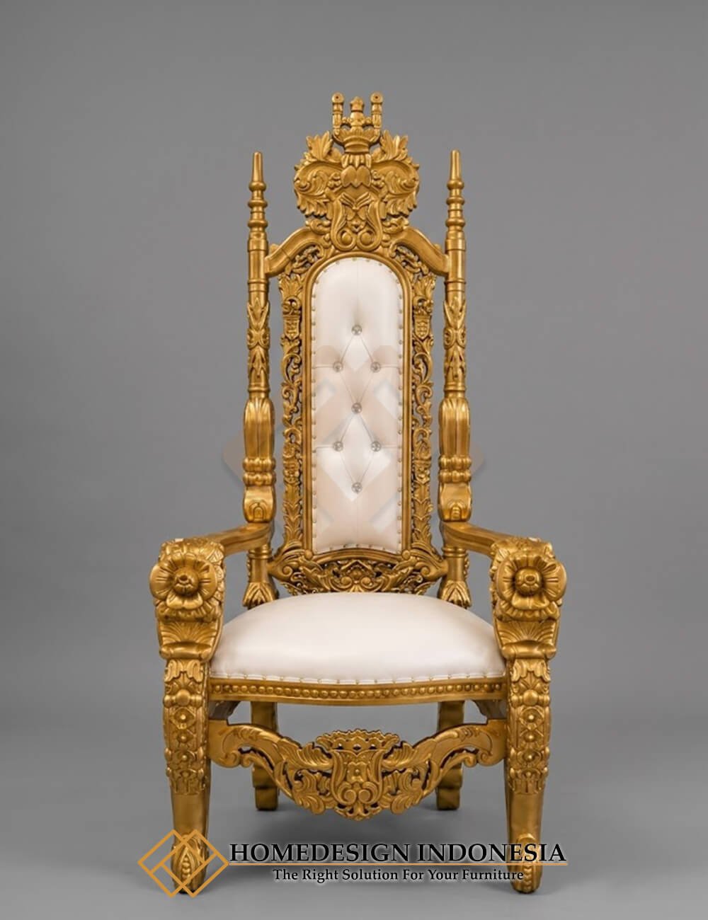 Royal King Chair Carving Majesty Luxurious Golden FM-334.2