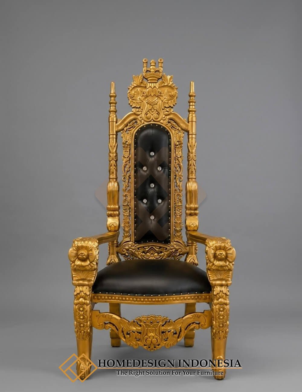 Royal King Chair Carving Majesty Luxurious Golden FM-334