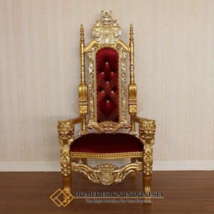 Royal King Chair Throne Carving Style Classic Luxury FM 330