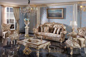 Set Ruang Tamu Mewah Furniture Klasik Jepara FM 358
