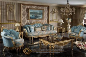 Sofa Ruang Tamu Mewah Klasik Turkish Furniture Jepara FM 357
