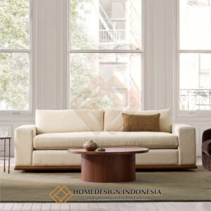 Sofa Tamu Minimalis Rangka Kayu Jati Modern Style FM 342