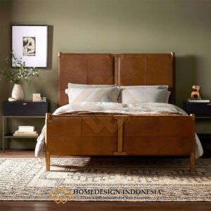 Dipan Minimalis Jepara Terbaru Beage Faux Leather Luxury FM-376