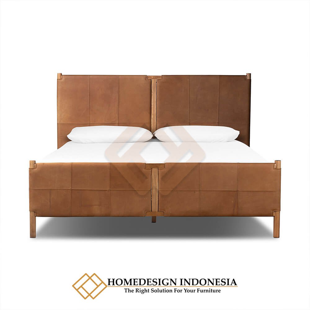 Dipan Minimalis Jepara Terbaru Beage Faux Leather Luxury FM-376.1