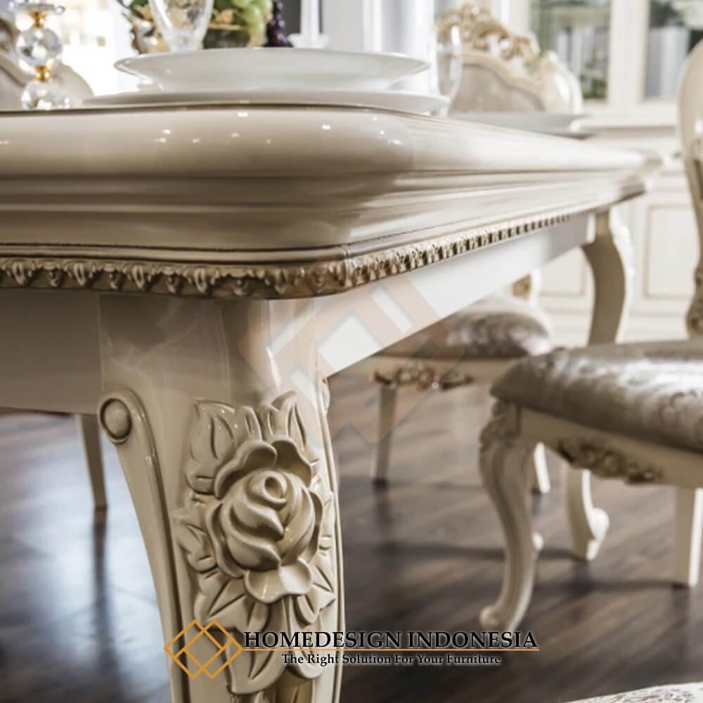 Meja Makan Mewah Ukiran Jepara Classic Luxury Style FM-377.2