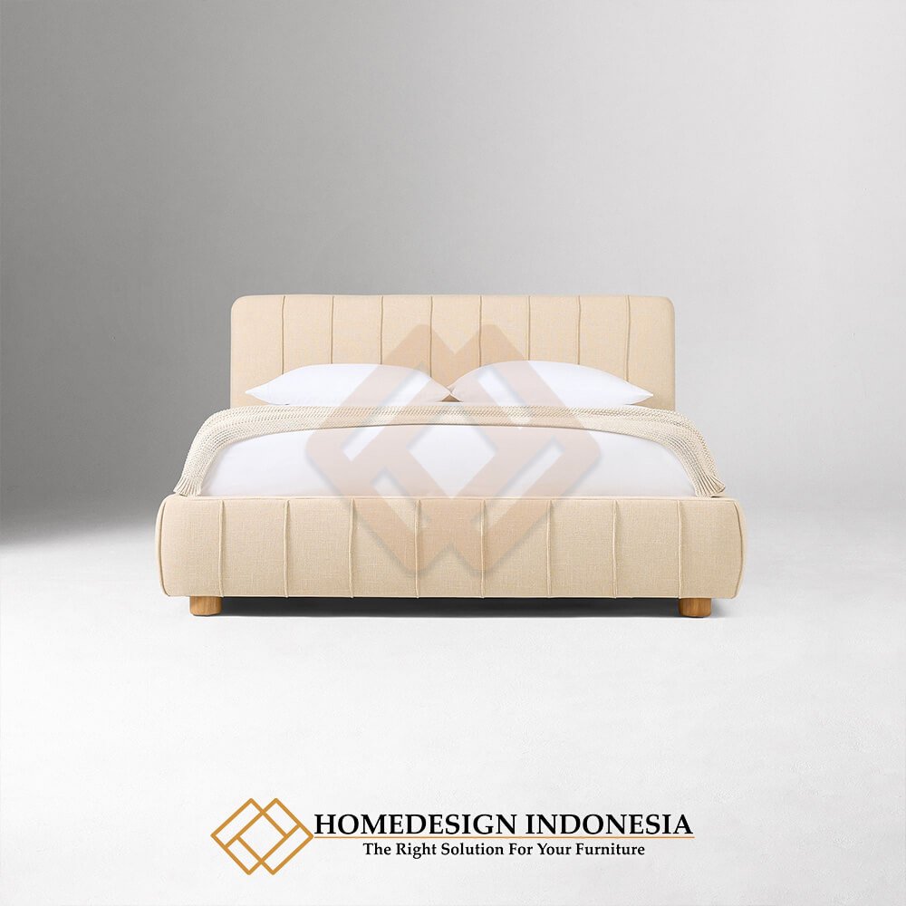 Model Tempat Tidur Minimalis Modern Full Jok Furniture Jepara FM-374.1